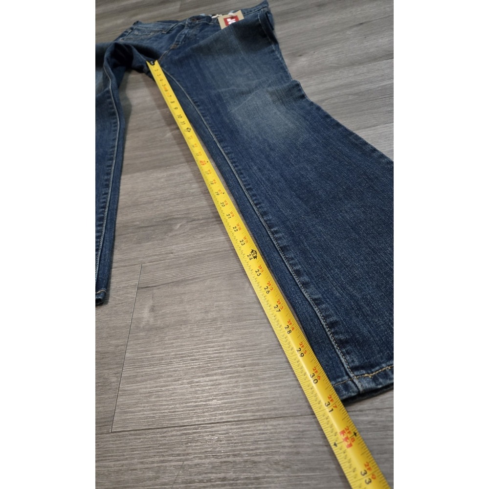 Levi's 515 Bootcut Womens Jeans Medium Wash Embellished Flap Pockets Size 6M NWT - Picture 10 of 13